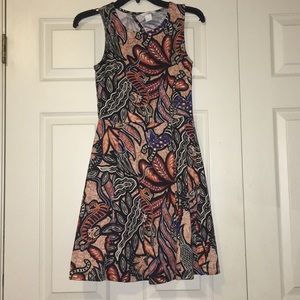 H&M backless multicolored dress
